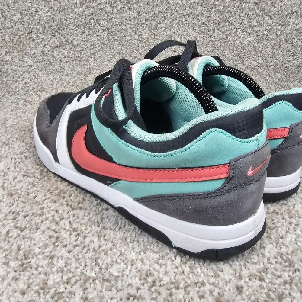 Nike Mogan 2 Men's Size 11 Black Gray Pink Mint Skate Shoes Sneakers 487659-063